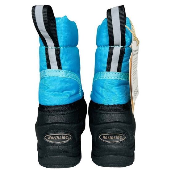Northside Baby/Toddler Snow Boots Thermolite Insole Size 5 Black/Blue NIB - Picture 4 of 10